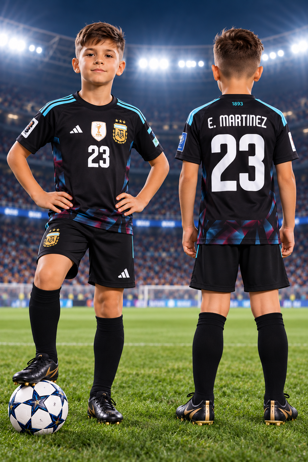 Dečiji fudbalski dres Martinez Argentina (komplet dres+šorc)