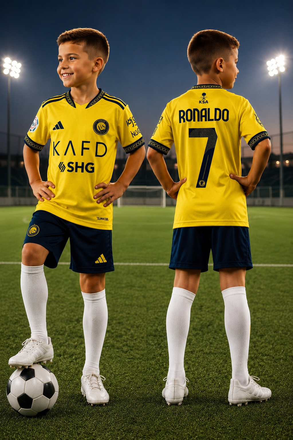 Dečiji dres Ronaldo Al Nassr(komplet dres +šorc)
