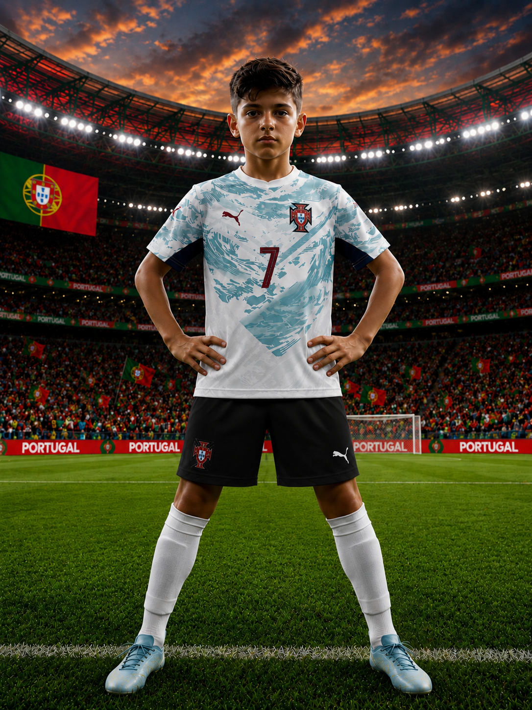 Dečiji dres Ronaldo Portugal(komplet dres+šorc)