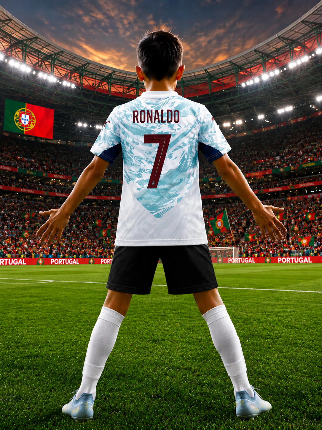 Dečiji dres Ronaldo Portugal(komplet dres+šorc)