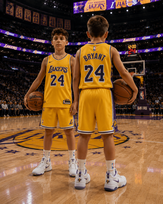 Dečiji košarkaški komplet Bryant Lakers
