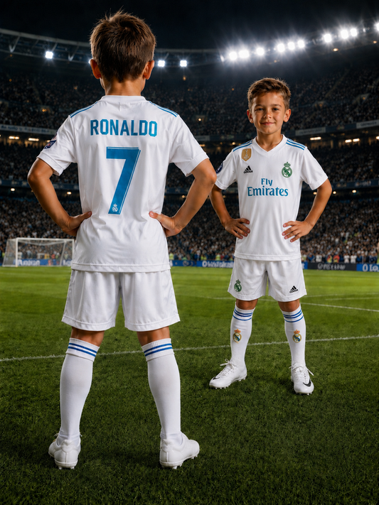 Dečiji retro dres Ronaldo Real Madrid (komplet dres+šorc)