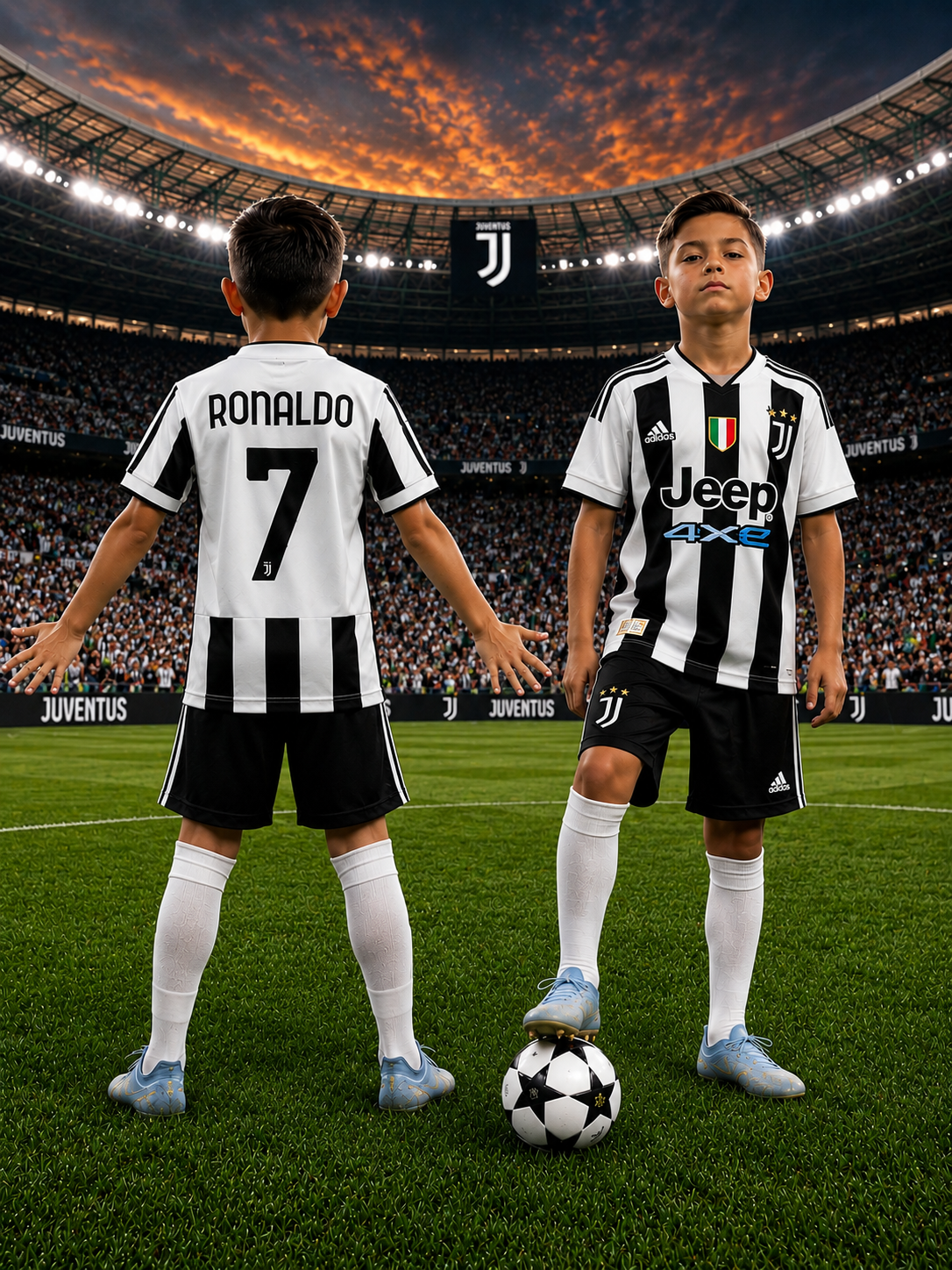 Dečiji dres Ronaldo Juventus (komplet dres + šorc)