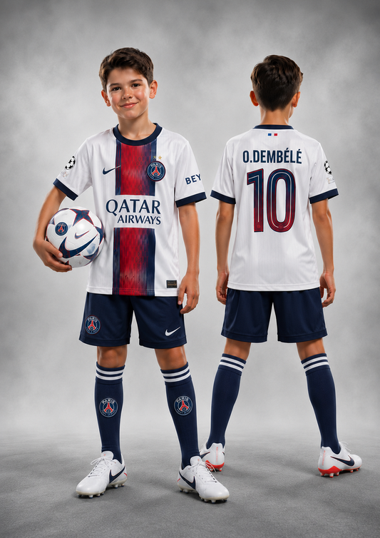 Dečiji fudbalski dres Dembele Psg(komplet dres +šorc)