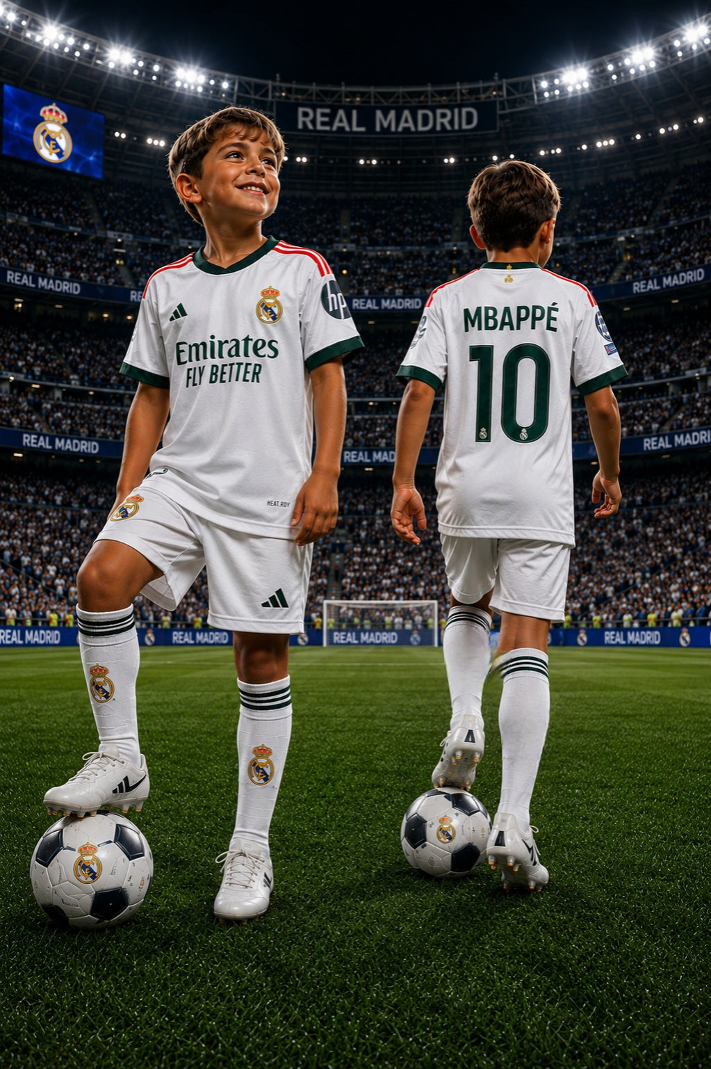 Dečiji dres Mbappe Real Madrid sezona 26/27(komplet dres+šorc)
