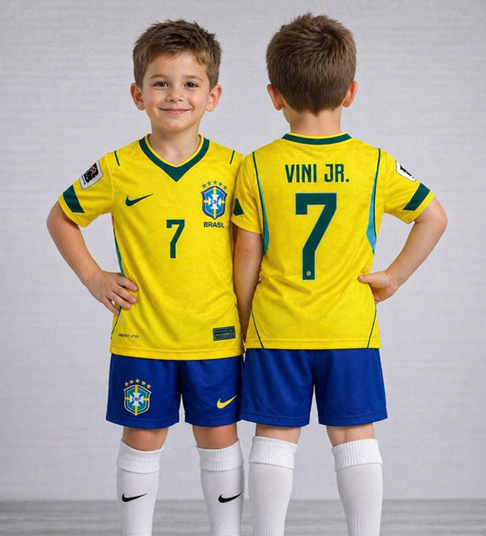 Dečiji dres Vini Jr Brazil(komplet dres+šorc)